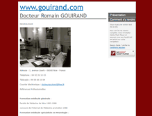 Tablet Screenshot of gouirand.com